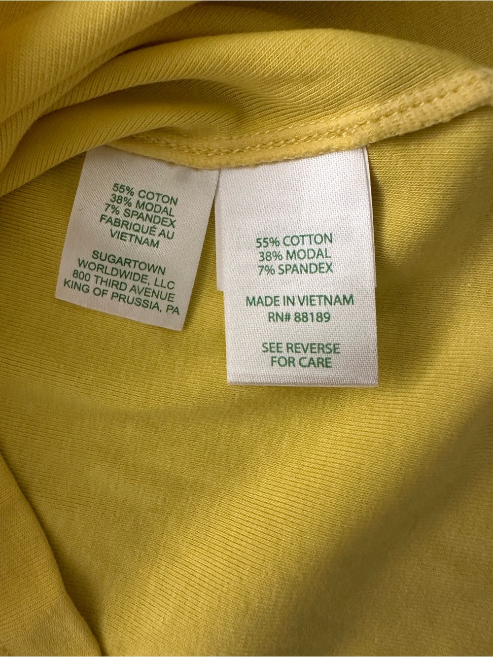 Lilly Pulitzer Hailee Crewneck Short Sleeve Tee - Lillys Lemon - Picture 6 of 7